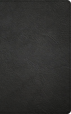 KJV Single-Column Personal Size Bible, Black Genuine Leather by Holman Bible Publishers