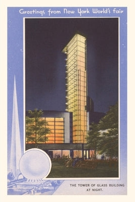 Vintage Journal Greetings from New York World's Fair, Tower of Glass by Found Image Press