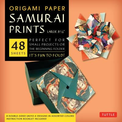 Origami Paper - Samurai Prints - Large 8 1/4" - 48 Sheets: Tuttle Origami Paper: High-Quality Origami Sheets Printed with 8 Different Designs: Instruc by Tuttle Publishing