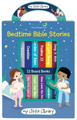 My Little Library: Bedtime Bible Stories (12 Board Books) by Little Grasshopper Books