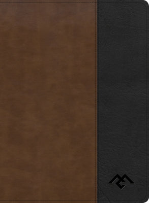 CSB Men of Character Bible, Brown/Black Leathertouch by Csb Bibles by Holman