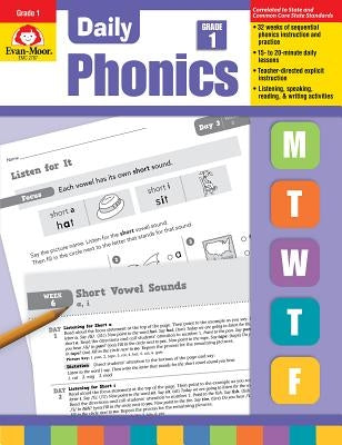 Daily Phonics Grade 1 by Evan-Moor Educational Publishers