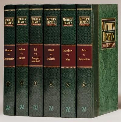 Matthew Henry 6v No CD Plain: Complete and Unabridged in 6 Volumes by Henry, Matthew