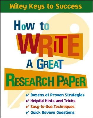 How to Write a Great Research Paper by Book Builders