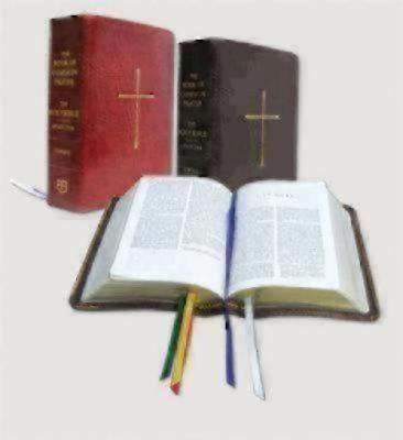 The Book of Common Prayer and the Holy Bible New Revised Standard Version: Red Bonded Leather by Church Publishing