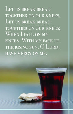 Let Us Break Bread - Hymn- Bulletin (Pkg 100) Communion by Broadman Church Supplies Staff