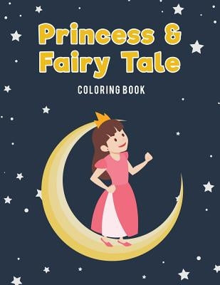Princess & Fairy Tale Jumbo Coloring Book by Kids, Coloring Pages for