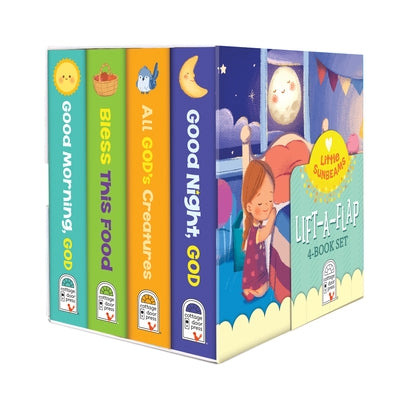 Little Sunbeams Religious Lift-A-Flap 4-Book Set by Cottage Door Press