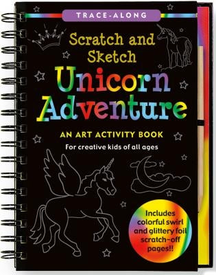Scratch & Sketch Unicorn Adventure: An Art Activity Book for Creative Kids of All Ages [With Pens/Pencils] by Peter Pauper Press, Inc