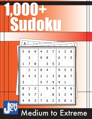 1000+ Sudoku: Medium, Hard, Expert and Extreme Puzzles for Adults by Books, Jocky