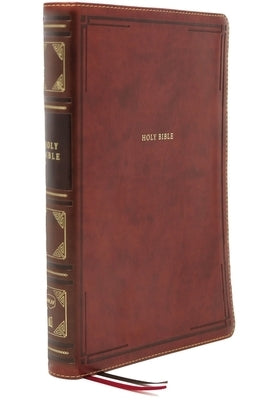 Nkjv, Reference Bible, Super Giant Print, Leathersoft, Brown, Red Letter Edition, Comfort Print: Holy Bible, New King James Version by Thomas Nelson