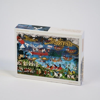 Battle of Malibu (in Three Parts) 1795: Part One, See Battle. Little Red Corvette.: Umar Rashid 1,000 Piece Puzzle by Rashid, Umar