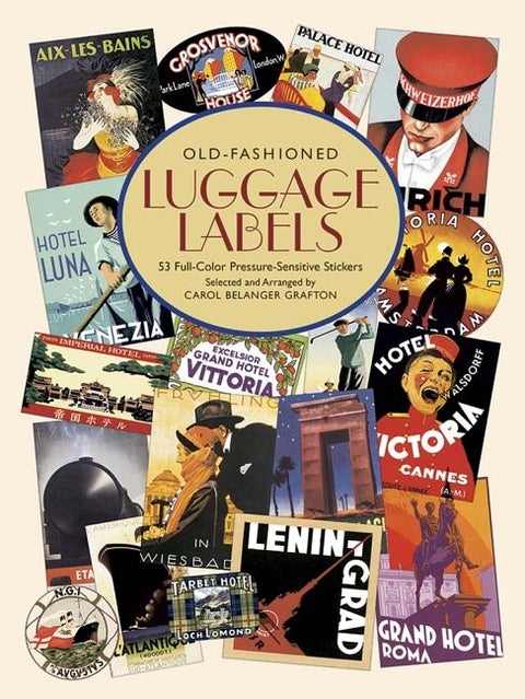 Old-Fashioned Luggage Labels by Grafton, Carol Belanger