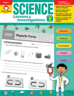 Science Lessons and Investigations, Grade 3 by Educational Publishers, Evan-Moor