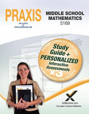 Praxis Middle School Mathematics 5169 Book and Online by Wynne, Sharon A.