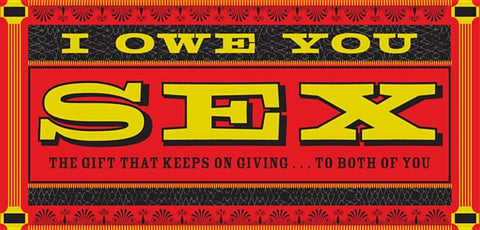 Iou Sex by Chronicle Books