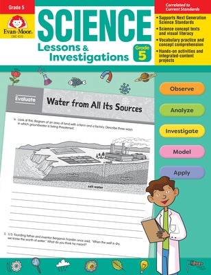 Science Lessons and Investigations, Grade 5 by Educational Publishers, Evan-Moor