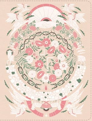 The Jesus Bible Artist Edition, Esv, Leathersoft, Peach Floral, Thumb Indexed by Passion