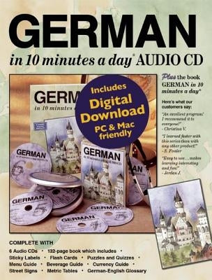 German in 10 Minutes a Day Audio CD: Language Course for Beginning and Advanced Study. Includes Workbook, Flash Cards, Sticky Labels, Menu Guide, Soft by Kershul, Kristine K.
