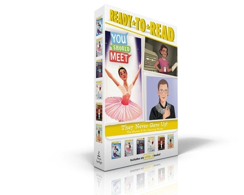 They Never Gave Up! the Stories of Six Amazing Women: Mae Jemison; Misty Copeland; Katherine Johnson; Roberta Gibb; Ruth Bader Ginsburg; Shirley Chish by Various