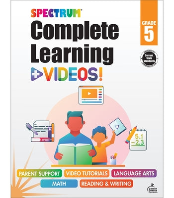 Spectrum Complete Learning + Videos Workbook by Spectrum