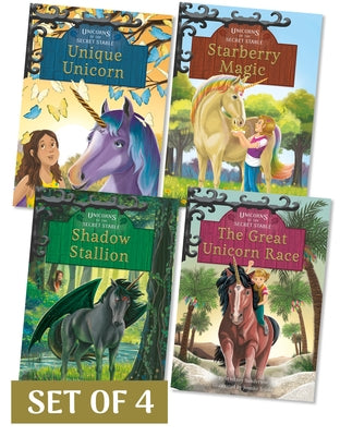 Unicorns of the Secret Stable Set 2 (Set of 4) by Sanderson, Whitney