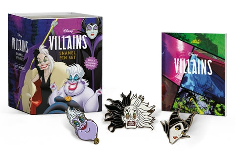 Disney Villains Enamel Pin Set by Strong, Mary