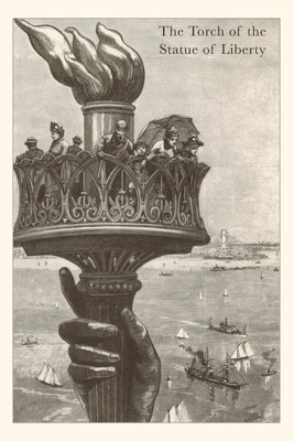 Vintage Journal The Torch of the Statue of Liberty by Found Image Press