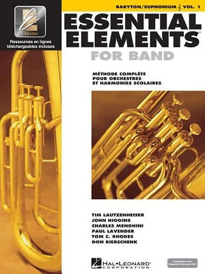 Essential Elements for Band Avec Eei Vol. 1 - Baryton/Euphonium (Treble Clef) French Edition by Hal Leonard Corp