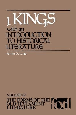 1 Kings: With an Introduction to Historical Literature by Long, Burke O.