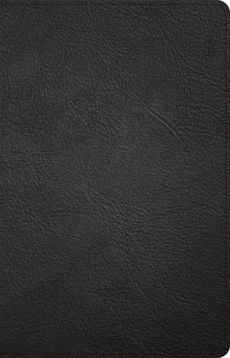 CSB Thinline Bible, Black Genuine Leather by Csb Bibles by Holman