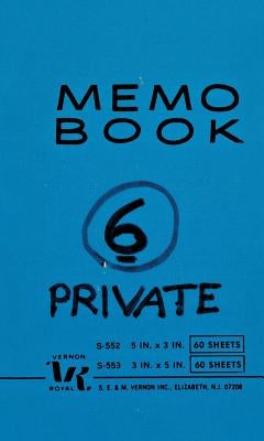 Lee Lozano: Private Book 6 by Lozano, Lee