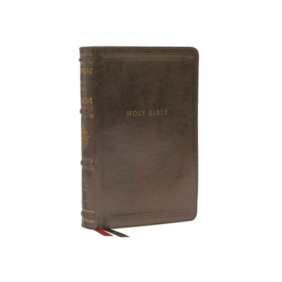 Nkjv, Personal Size Reference Bible, Sovereign Collection, Leathersoft, Brown, Red Letter, Thumb Indexed, Comfort Print: Holy Bible, New King James Ve by Thomas Nelson