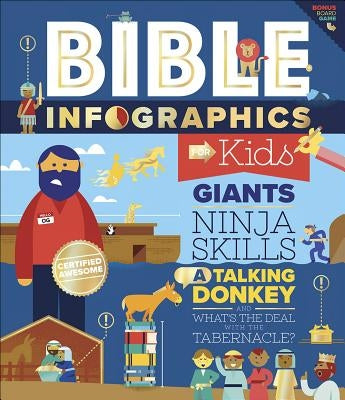 Bible Infographics for Kids: Giants, Ninja Skills, a Talking Donkey, and What's the Deal with the Tabernacle? by Harvest House Publishers