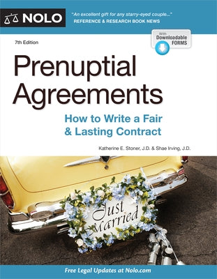 Prenuptial Agreements: How to Write a Fair & Lasting Contract by Stoner, Katherine