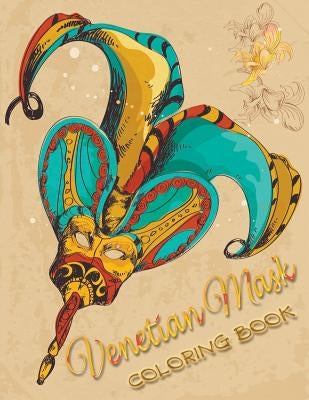 Venetian Mask Coloring Book by Little, Julie