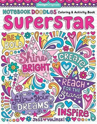 Notebook Doodles Superstar: Coloring & Activity Book by Volinski, Jess