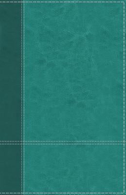 NIV, Personal Size Reference Bible, Large Print, Imitation Leather, Blue, Indexed, Red Letter Edition, Comfort Print by Zondervan