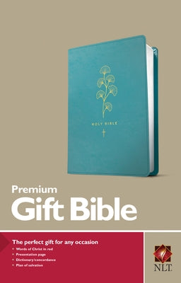 Premium Gift Bible NLT (Red Letter, Leatherlike, Teal) by Tyndale