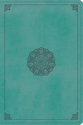 ESV Study Bible, Personal Size (Trutone, Turquoise, Emblem Design) by Crossway Bibles