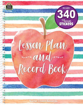 Watercolor Lesson Plan and Record Book by Teacher Created Resources
