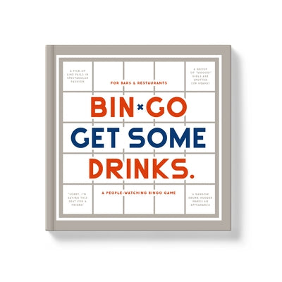 Bin-Go Get a Few Drinks Bingo Book by Brass Monkey and
