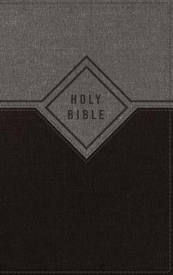 Niv, Premium Gift Bible, Leathersoft, Black/Gray, Red Letter Edition, Indexed, Comfort Print by Zondervan