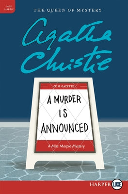 A Murder Is Announced: A Miss Marple Mystery by Christie, Agatha