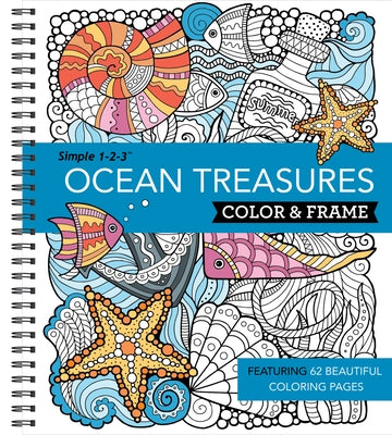 Color and Frame Ocean Treasures by Publications International Ltd