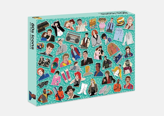 80s Icons: 500-Piece Jigsaw Puzzle by Fisher, Niki