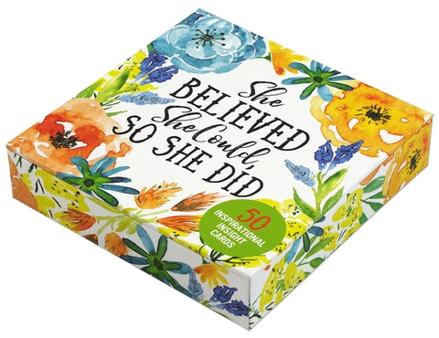 Insight Cards She Believed She CD by Peter Pauper Press, Inc