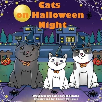 Cats on Halloween Night by Derollo, Lindsay