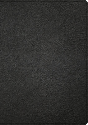 CSB Single-Column Wide-Margin Bible, Holman Handcrafted Collection, Premium Black Goatskin by Csb Bibles by Holman