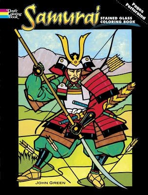Samurai Stained Glass Coloring Book by Green, John